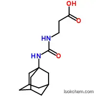 Molecular Structure of 33205-70-8 (3-{[(1-ADAMANTYLAMINO)CARBONYL]AMINO}PROPANOIC ACID)